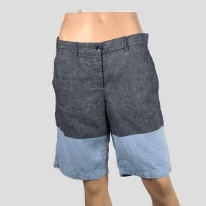 Khakis by Gap Boyfriend Roll-Up Colorblock Shorts